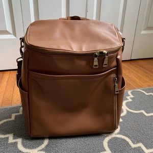 Azaria La Mere Diaper Bag in Camel